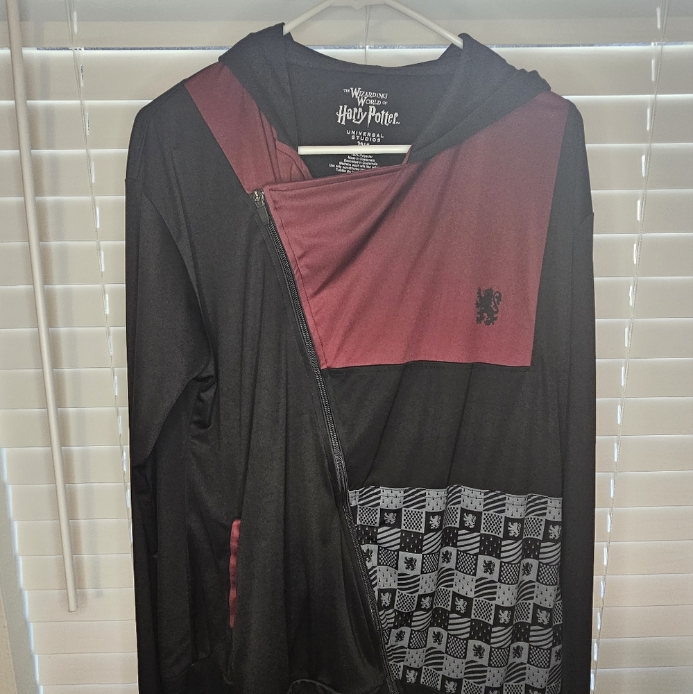 Universal Wizarding World Harry Potter Athletic Hoodie Zip Jacket Gryffindor XXL